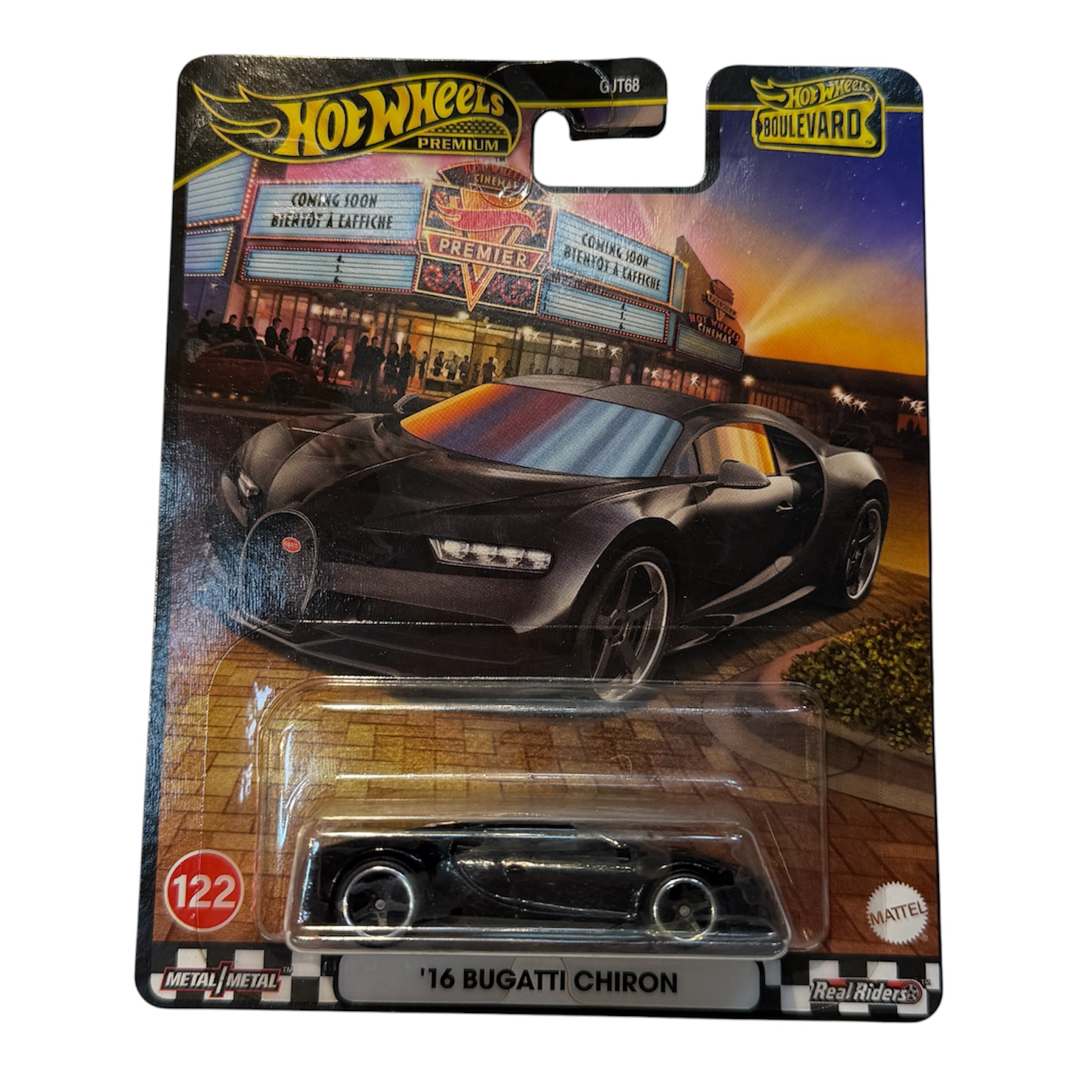 ماشین هات ویلز سری پرمیوم Premium مدل 16 Bugatti chiron