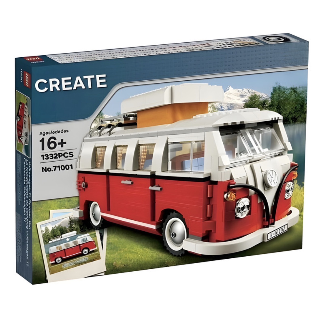 لگو فوق العاده فولکس واگن ۱۳۳۲ قطعه🔥