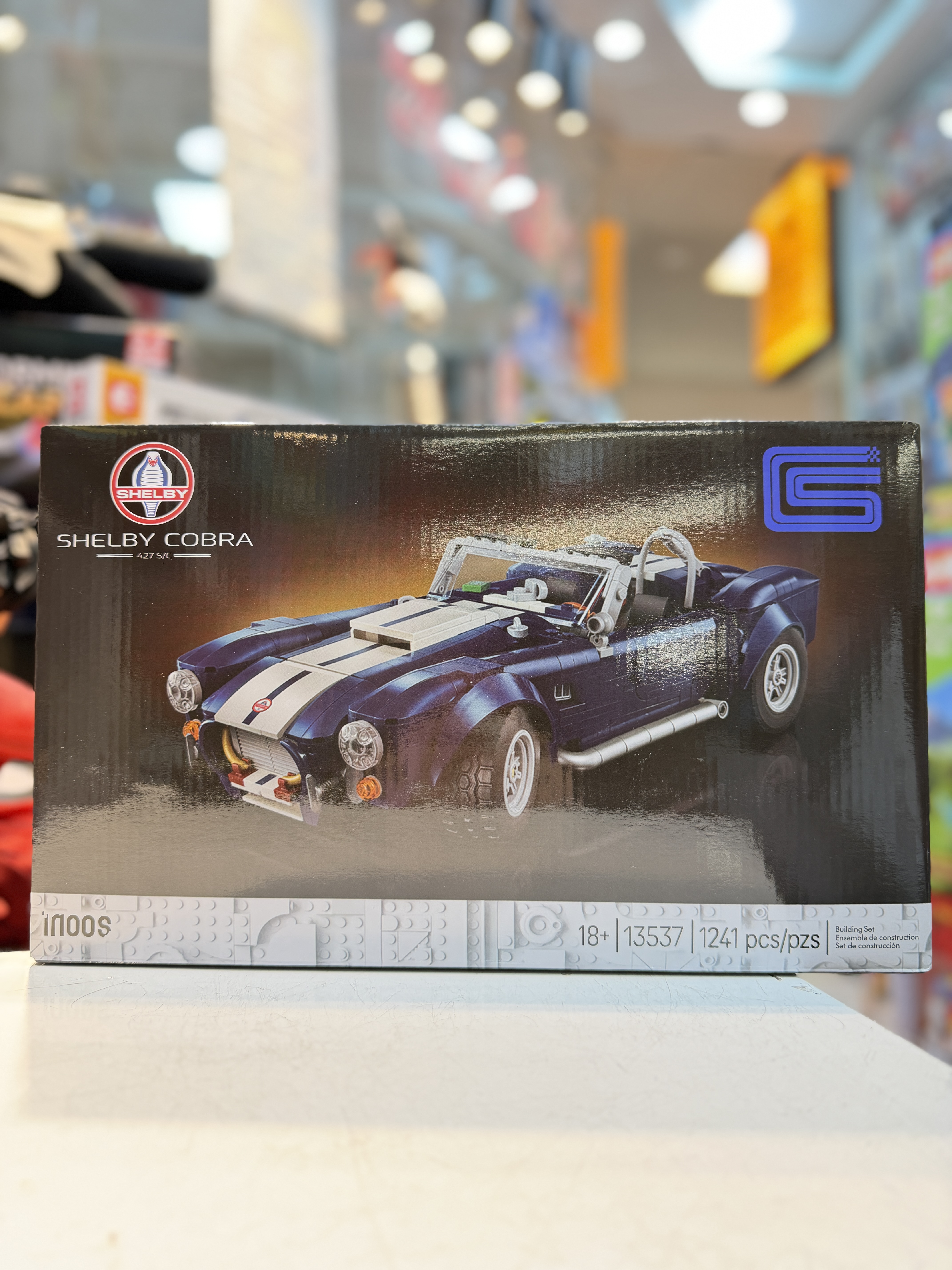 لگو ساختنی سری ICONS - مدل SHELBY COBRA - کد ۱۳۵۳۷ - ۱۲۴۱ قطعه