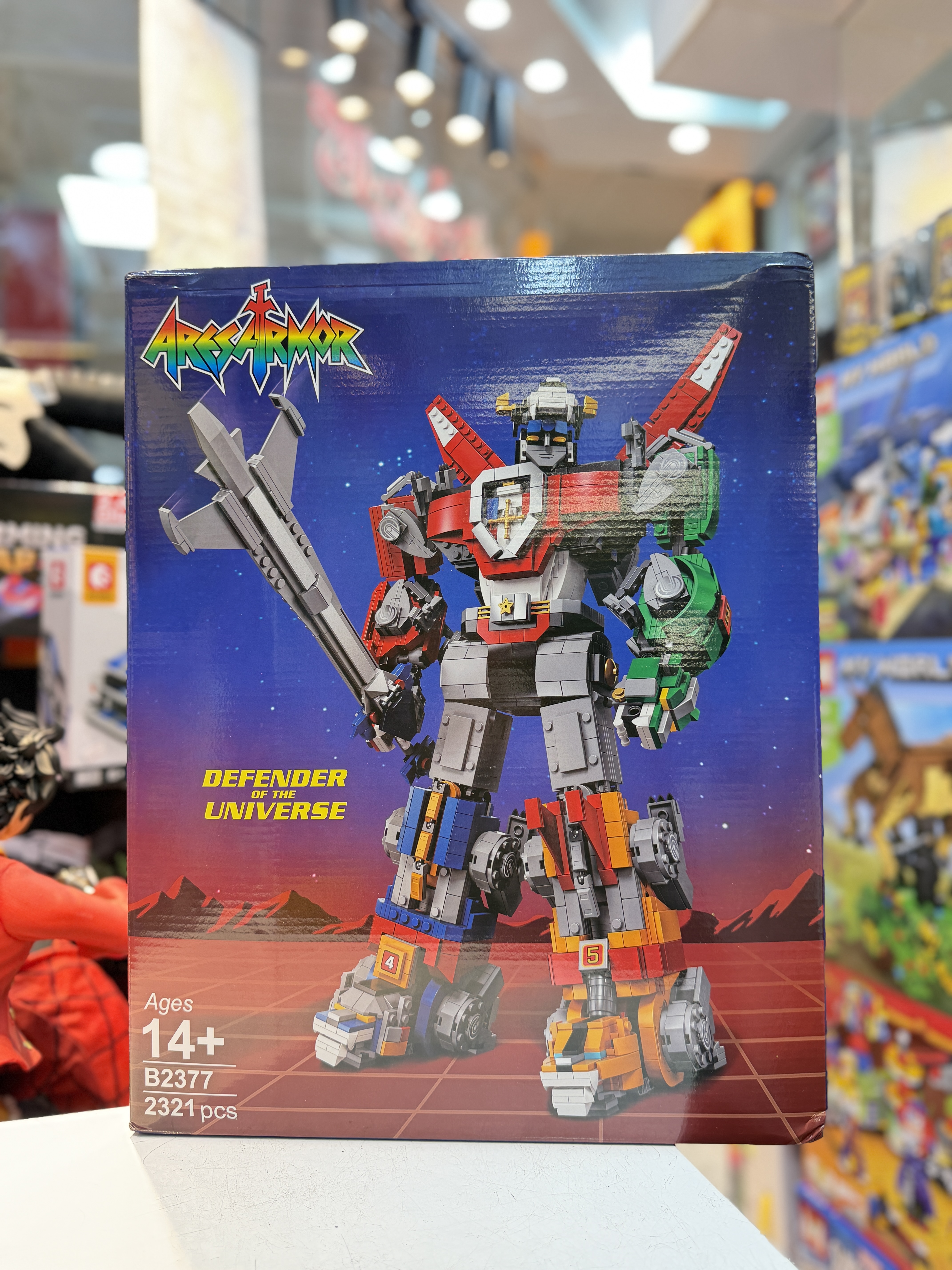 لگو ساختنی مدل Ares Armor-  B2377 کد- Defender of universe - ۲۳۲۱ قطعه