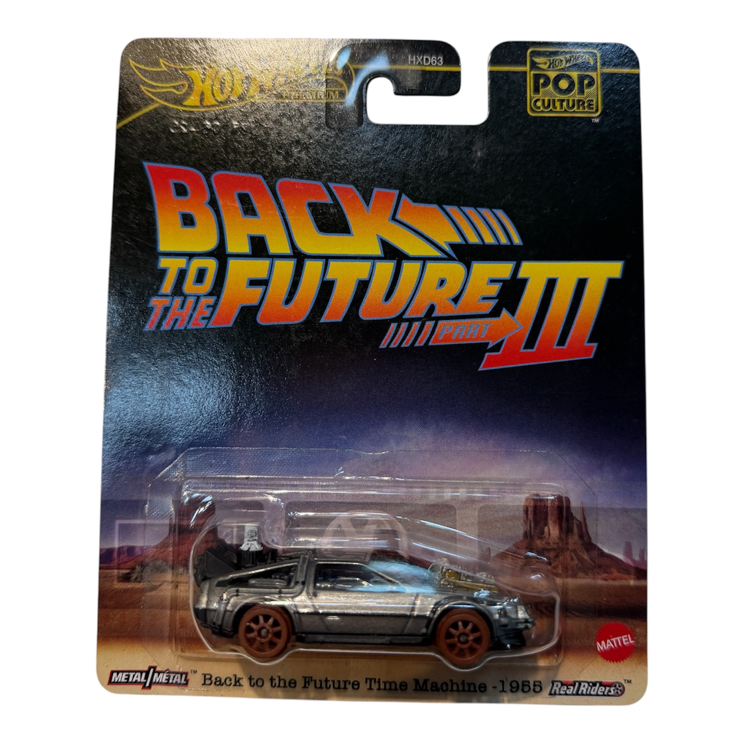 ماشین هات ویلز سری پرمیوم Premium لاین pop cultureمدل back to future Time Machine