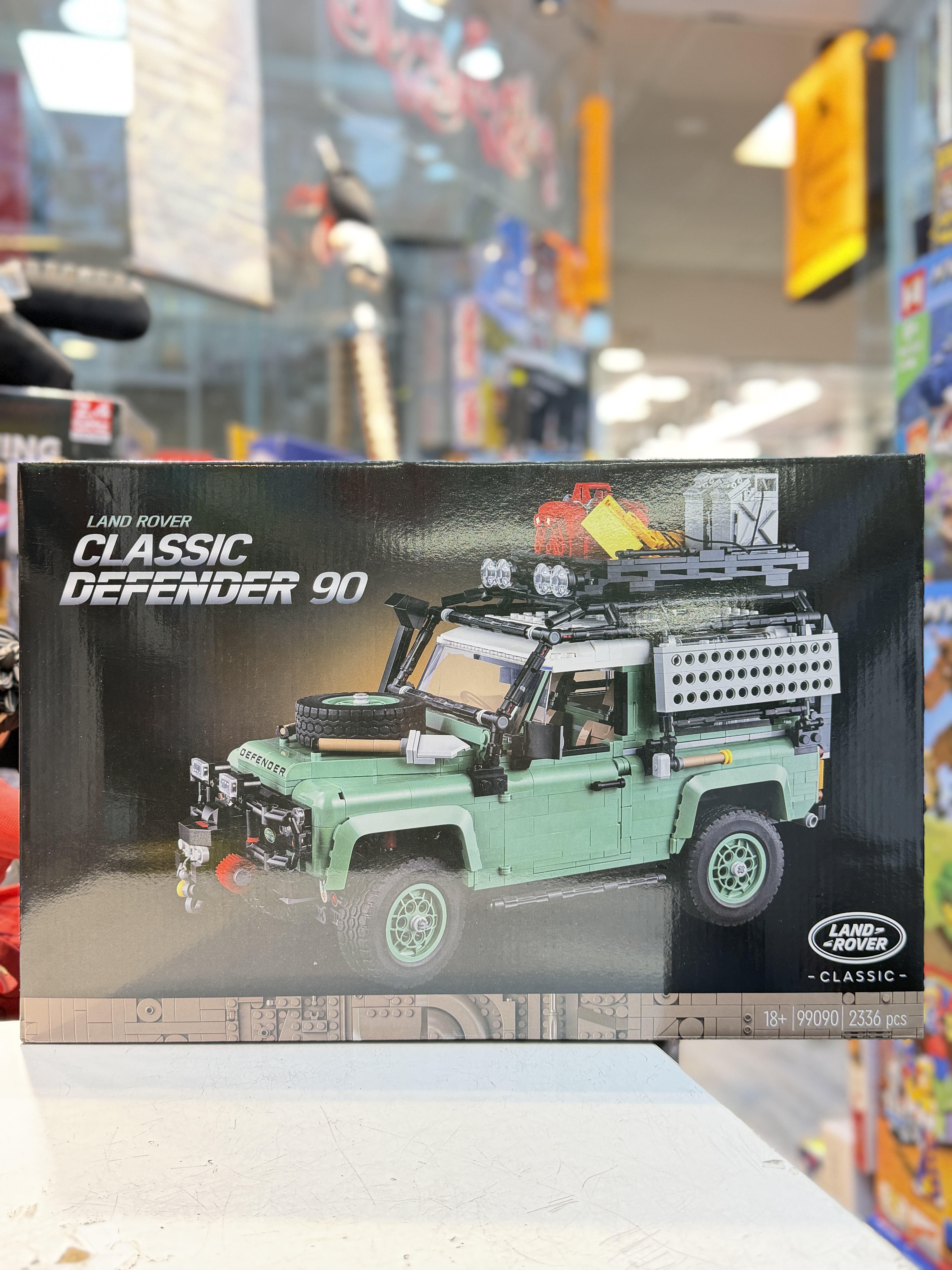 لگو ساختنی مدل land rover classic defender 90 - کد 99090 -۲۳۳۶ قطعه