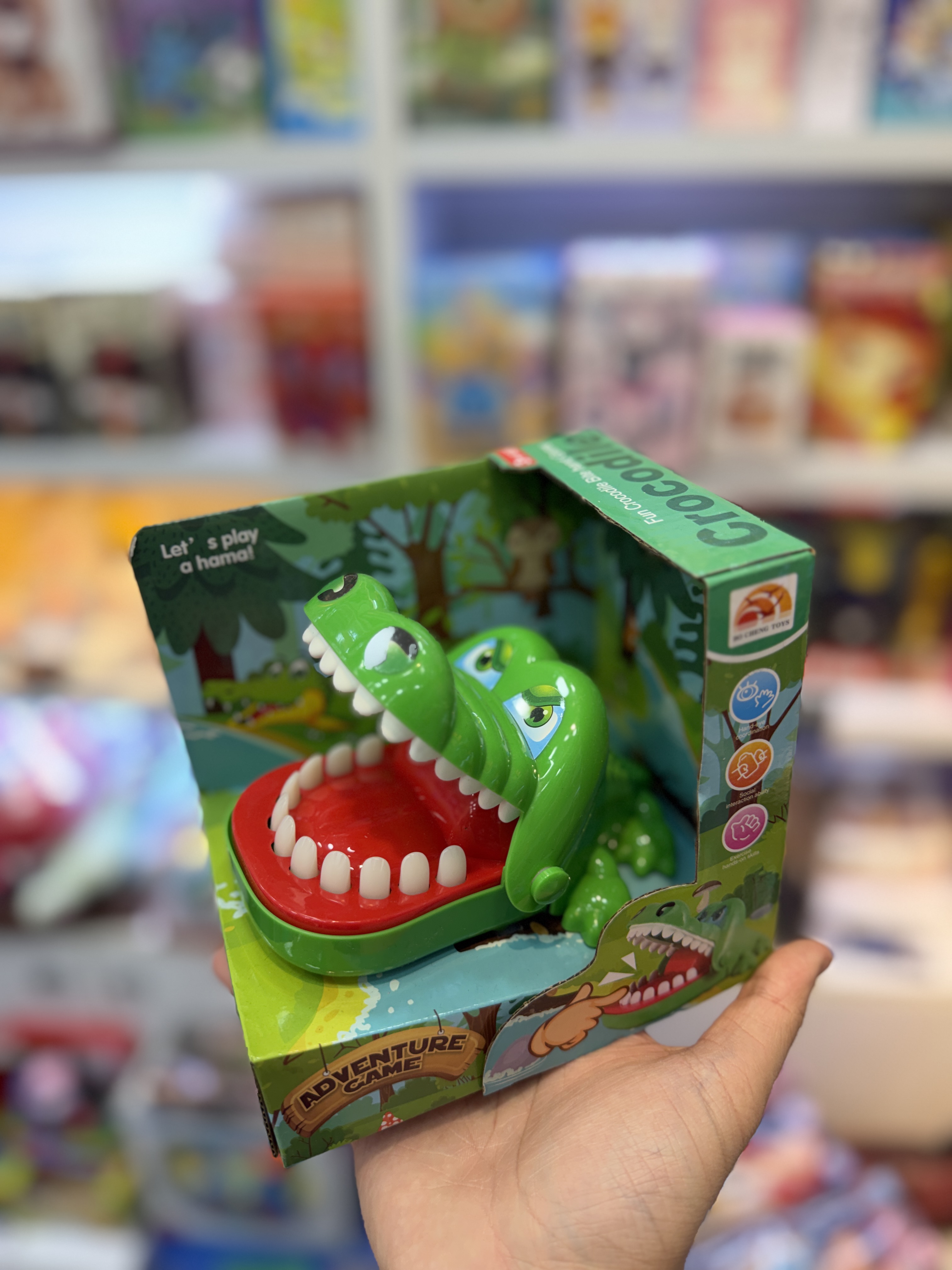 بازی فکری و هیجانی تمساح دندان‌پزشک مدل Crocodile Bite