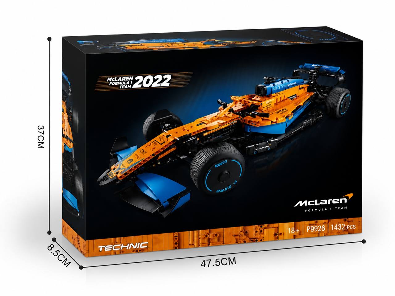 لگو سری تکنیک مک‌لارن فرمول یک سایز بزرگ_ F1 Mclaren _ کد ۹۹۲۶ _ ۱۴۳۲ قطعه