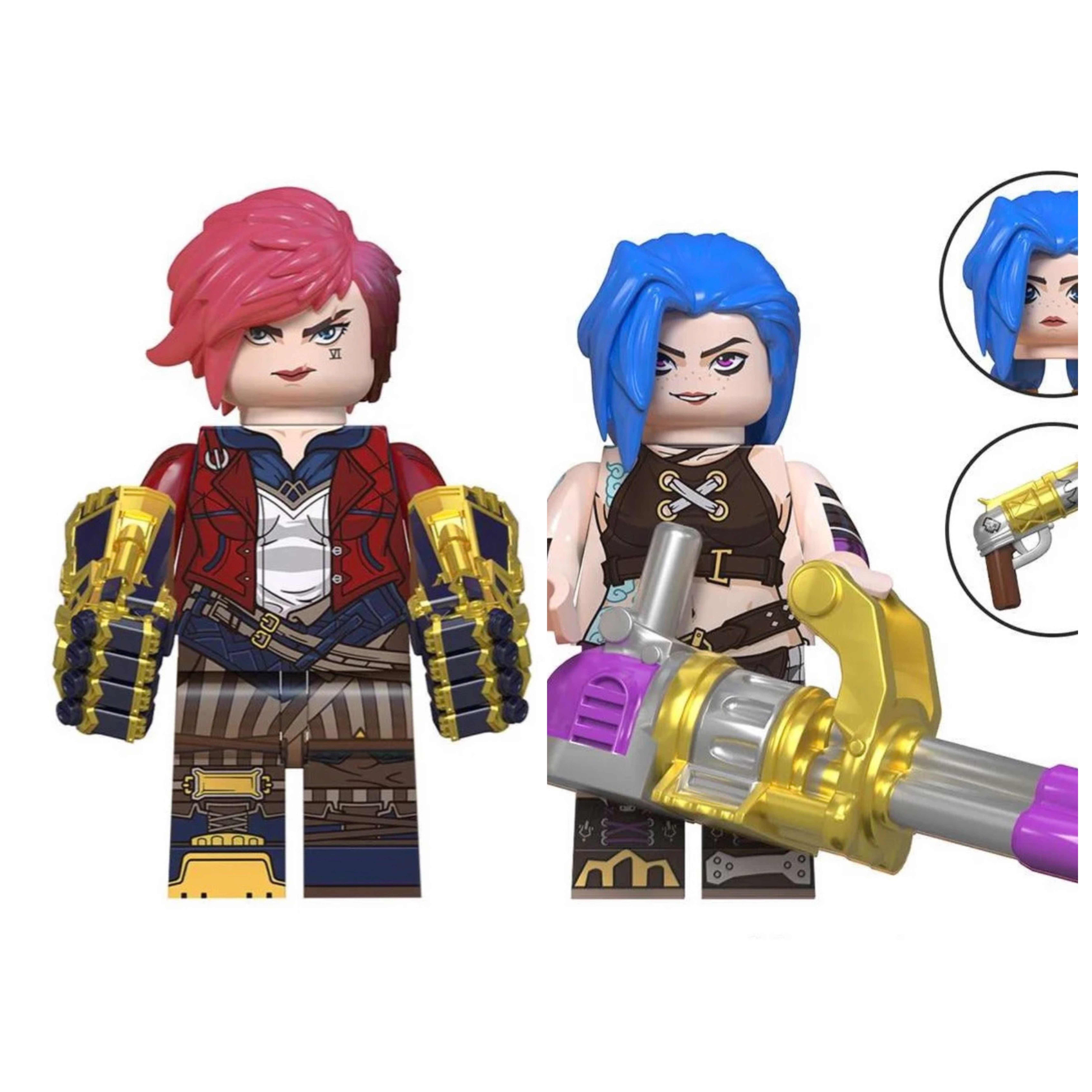 لگو آدمک آرکین ( جینکس و وای jinx & vi)