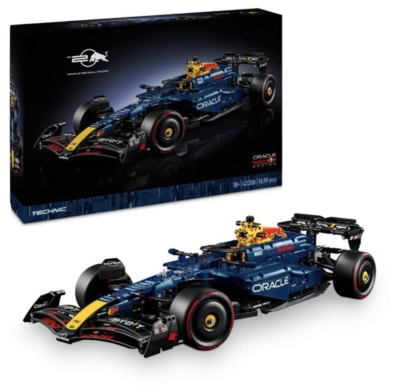 لگو سری تکنیک ماشین فرمول‌یک ردبول سایز بزرگ _ Redbull F1 _ کد 2506 _ 1639 قطعه