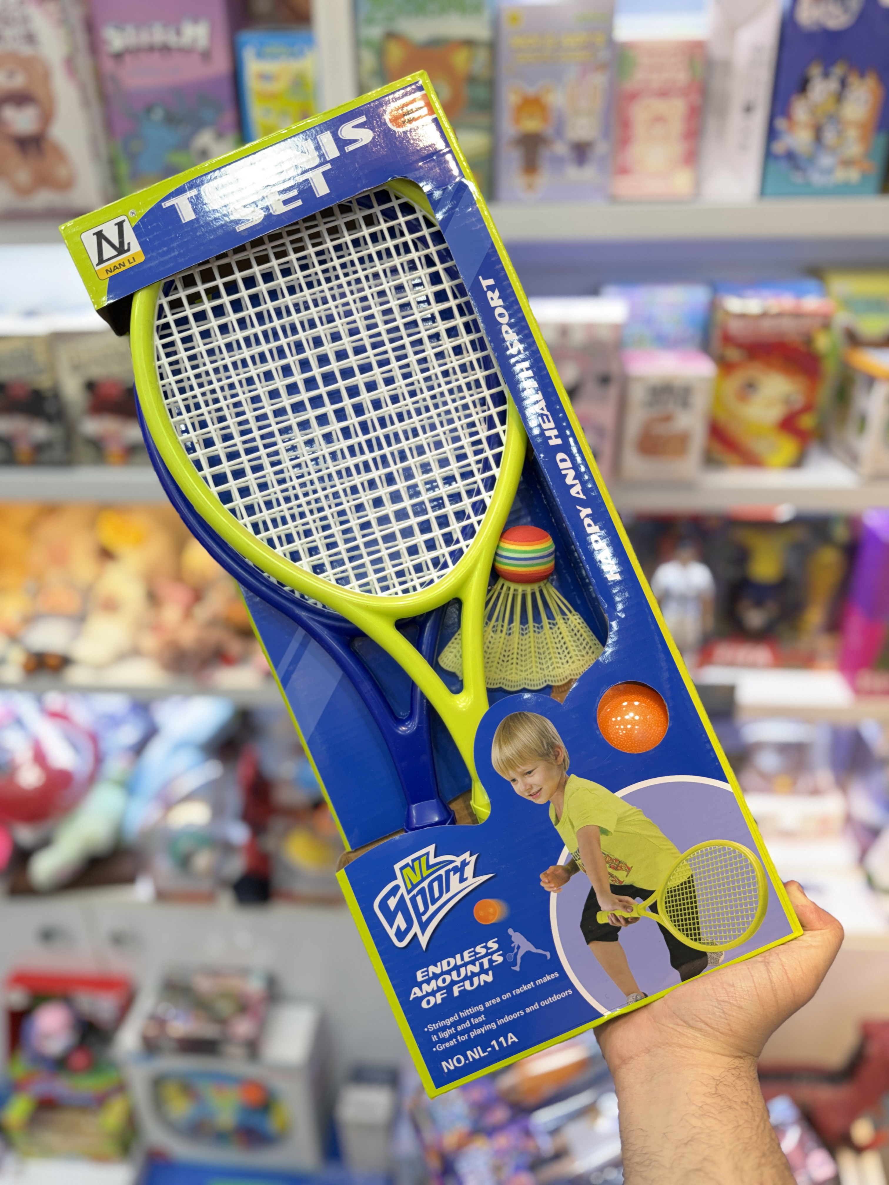 ست راکت تنیس اسباب‌بازی NL Sport مدل NL-11A